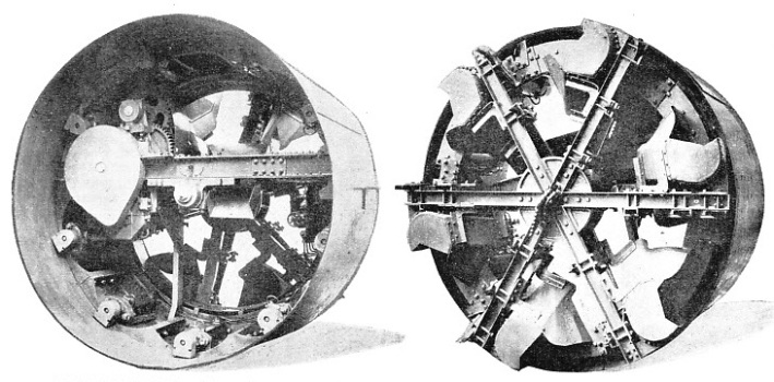 ROTARY EXCAVATOR used for driving the tunnels of the Great Northern, Piccadilly and Brompton Railway