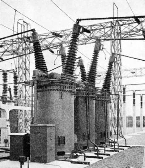 THREE-PHASE OIL CIRCUIT-BREAKER of 132,000 volts