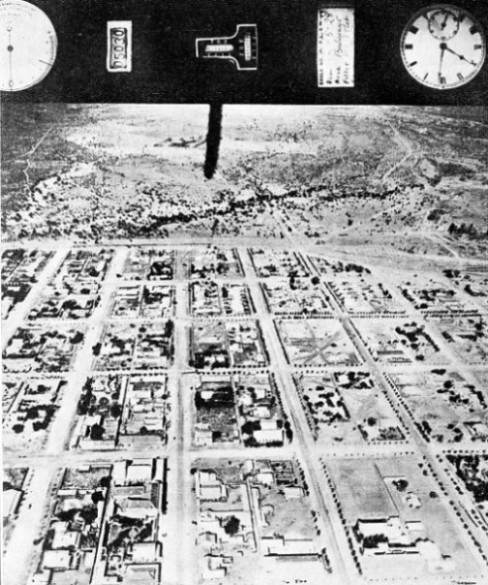 AN AERIAL PHOTOGRAPH taken during a survey of Bulawayo, Southern Rhodesia